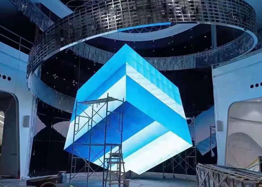 CR-A Series Custom Rubik’s Cube LED Display Unique Shaped Creative LED Screen