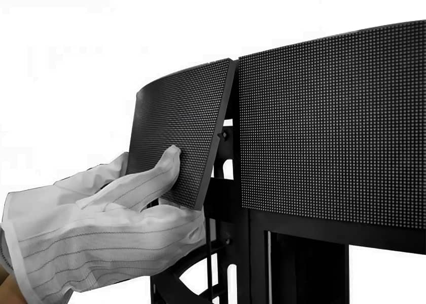 CR-C Series flexible LED module close-up 320x160mm bendable panel