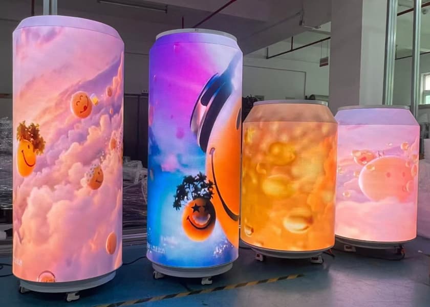 CR-F Series Custom Built‑in Counter LED Screen Multi‑Scene Embedded Creative Display