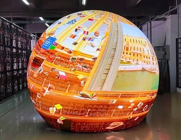 Creative LED Screen Custom Shape Design for Architectural Installations