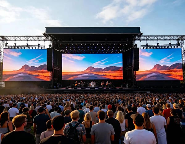 Rental LED Display Lightweight Quick Install for Concerts and Events