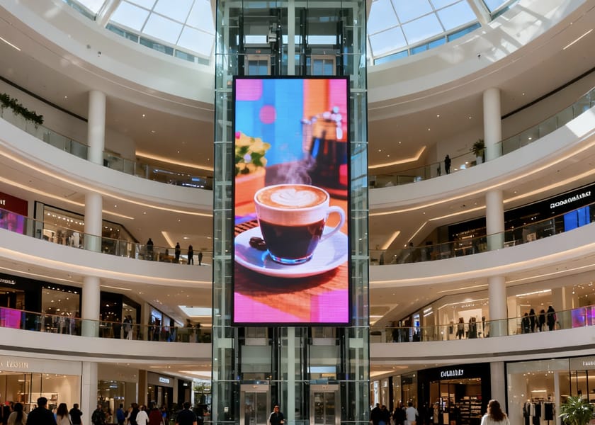 IN-B Series ultra-thin 45mm LED display side view lightweight cabinet