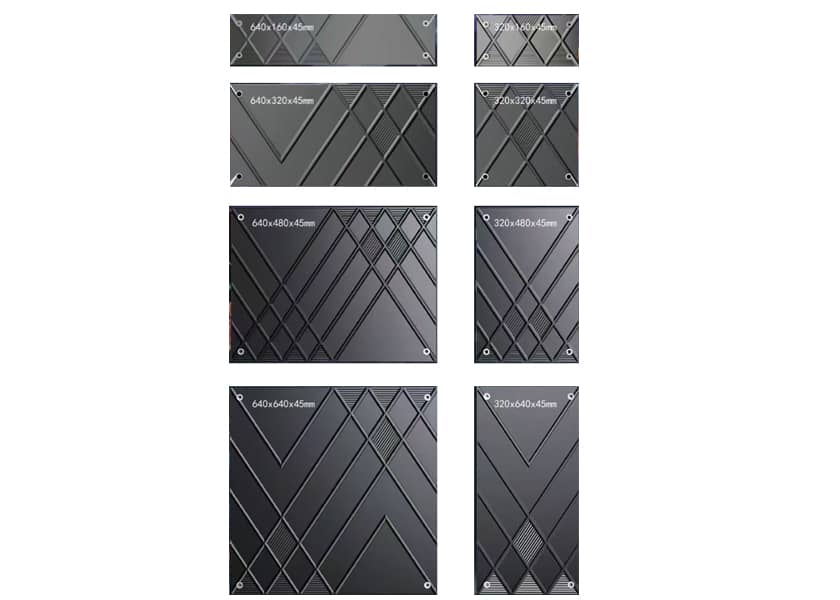 IN-C Series LED display installation example