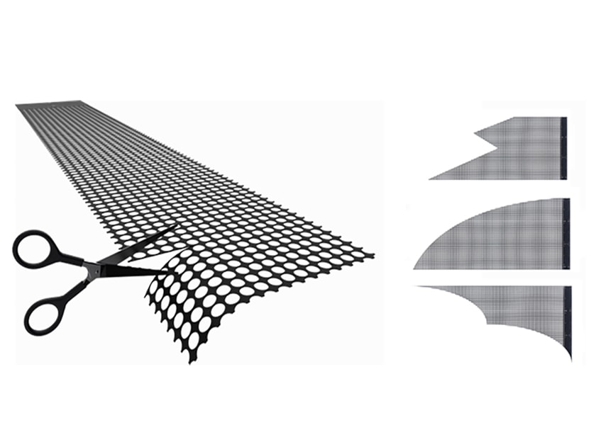 Customizable Transparent LED Screen - Curved Installation