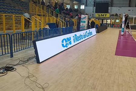 Multi-sports venue LED display arena perimeter advertising screen
