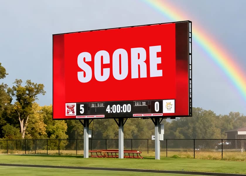 OU-B series outdoor LED display die-cast aluminum cabinet for advertising billboard