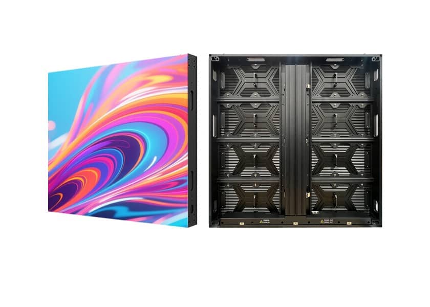 OU-C Series outdoor LED screen side view 93mm ultra-thin die-cast cabinet