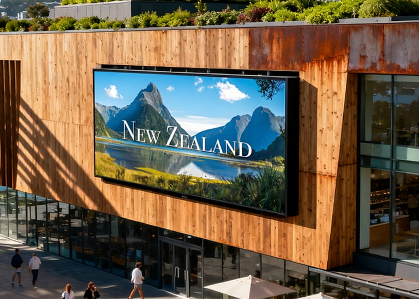OU-H Series P2.976 High Definition Outdoor LED Display - Lightweight Die-Cast Aluminum IP65 Waterproof Energy Saving LED Screen