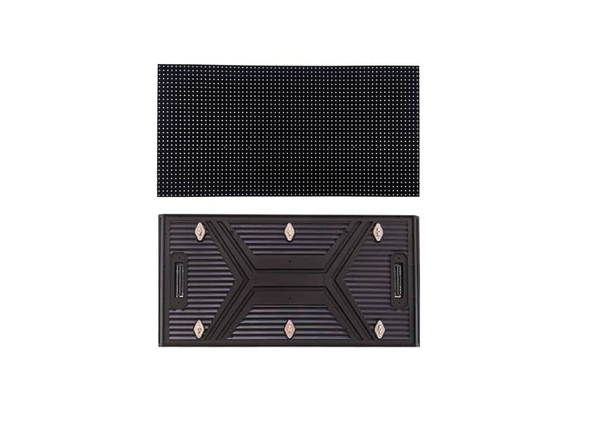 OU-H Series die-cast aluminum outdoor LED cabinet close-up 1000x1000mm size