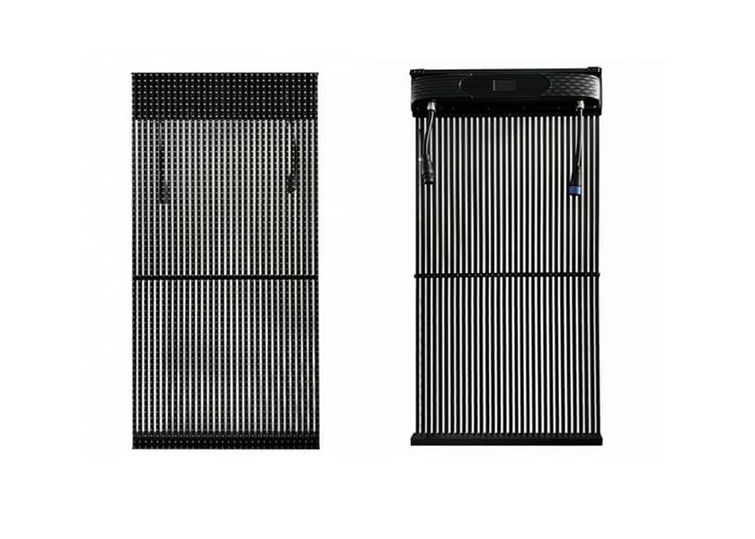 OU-T Series permeable LED display cabinet close-up IP65 waterproof