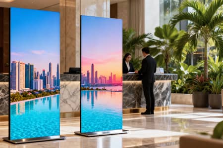 Portable Digital Signage - Shopping Mall Application