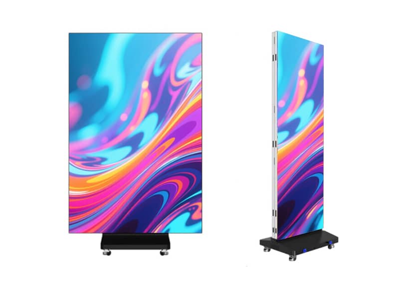 PO-B Series LED poster magnetic edging quick installation seamless splicing