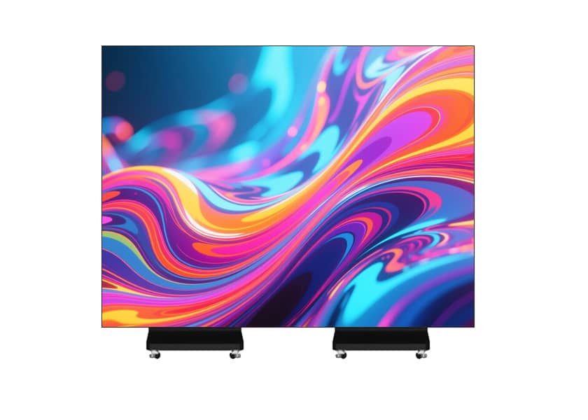 PO-B Series triple-fold LED poster cabinet close-up GOB COB protection technology