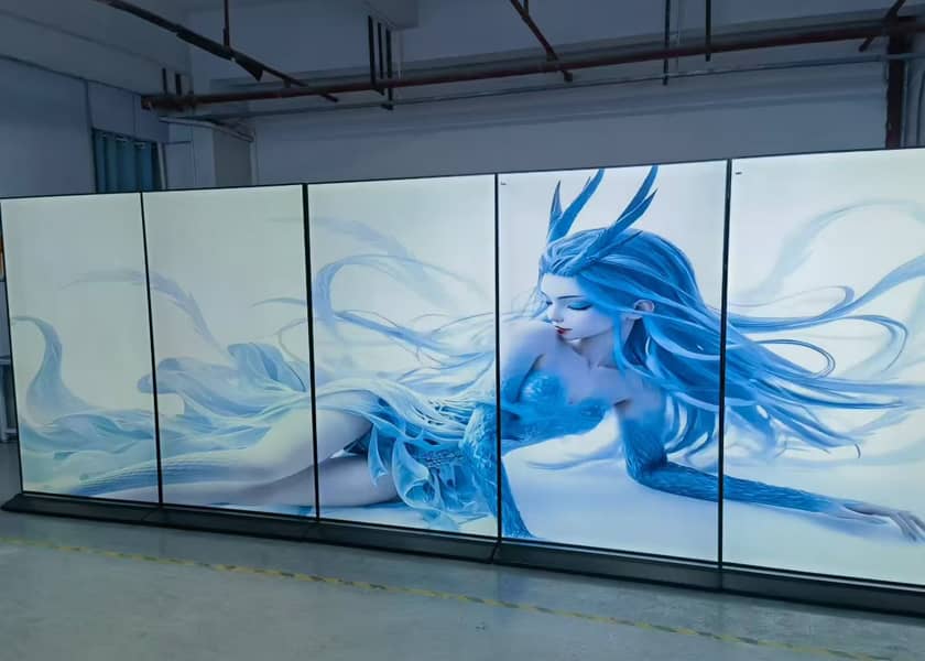 PO-D Series 2K/4K Ultra-HD Poster LED Display Multi-Screen Combination Digital Signage