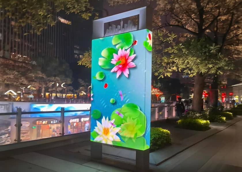 PO-E Series Custom Outdoor Weatherproof LED Poster Display Waterproof Digital Signage for Outdoor Environments