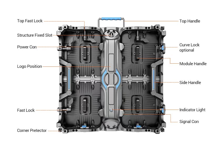 RE-E Series Rental LED Display - Concert Stage Application