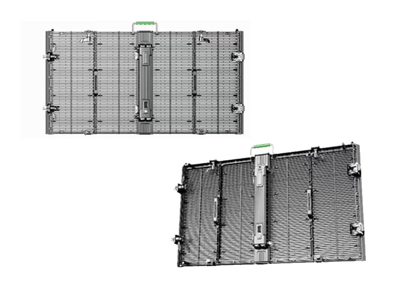 RE-T Series rental LED grille screen quick installation mechanism
