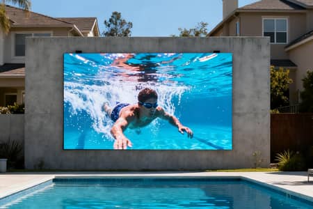 Surface-mounted LED advertising screen building facade digital billboard